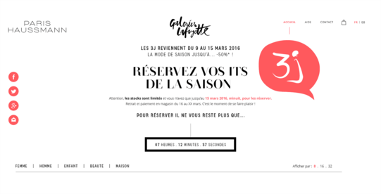 Galeries Lafayette mouseout