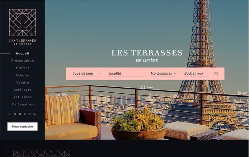 UX pour les sites immobilier les terrasses de Lutèce